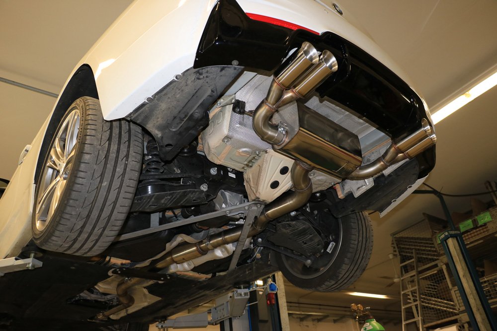 Fox Duplex Auspuff Sportauspuff Endschalldämpfer für BMW F32/F33/F36 - 435i