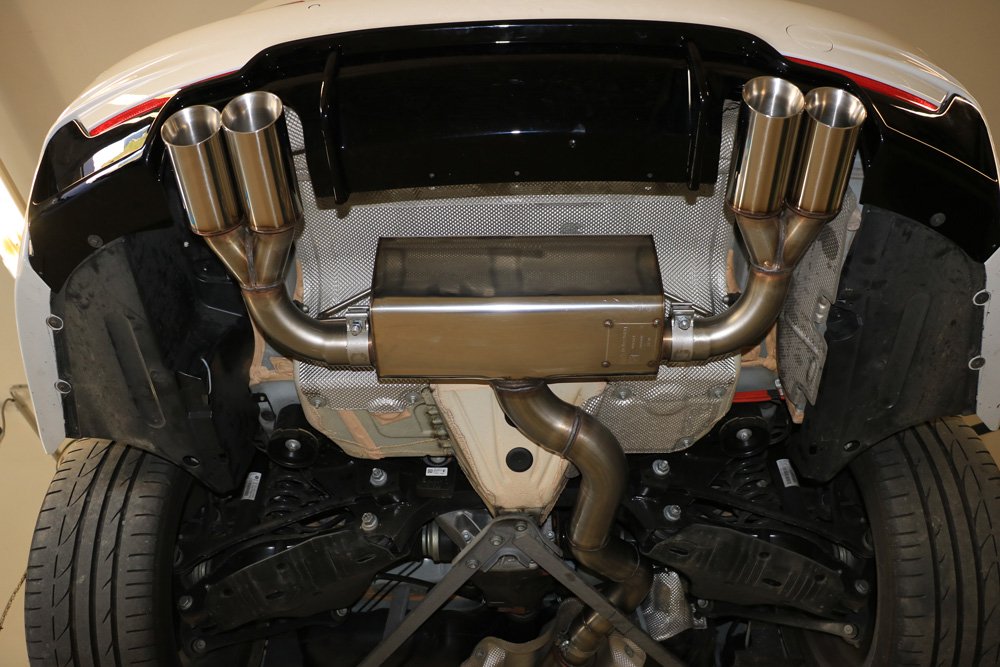 Fox Duplex Auspuff Sportauspuff Endschalldämpfer für BMW F32/F33/F36 - 435i