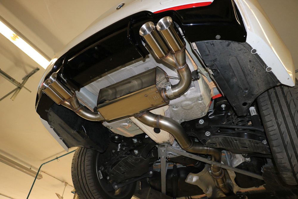 Fox Duplex Auspuff Sportauspuff Endschalldämpfer für BMW F32/F33/F36 - 435i