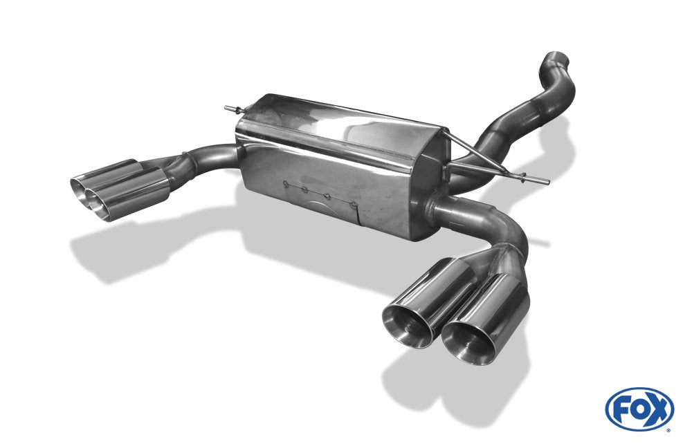 Fox Duplex Auspuff Sportauspuff Endschalldämpfer für BMW F32/F33/F36 - 435i