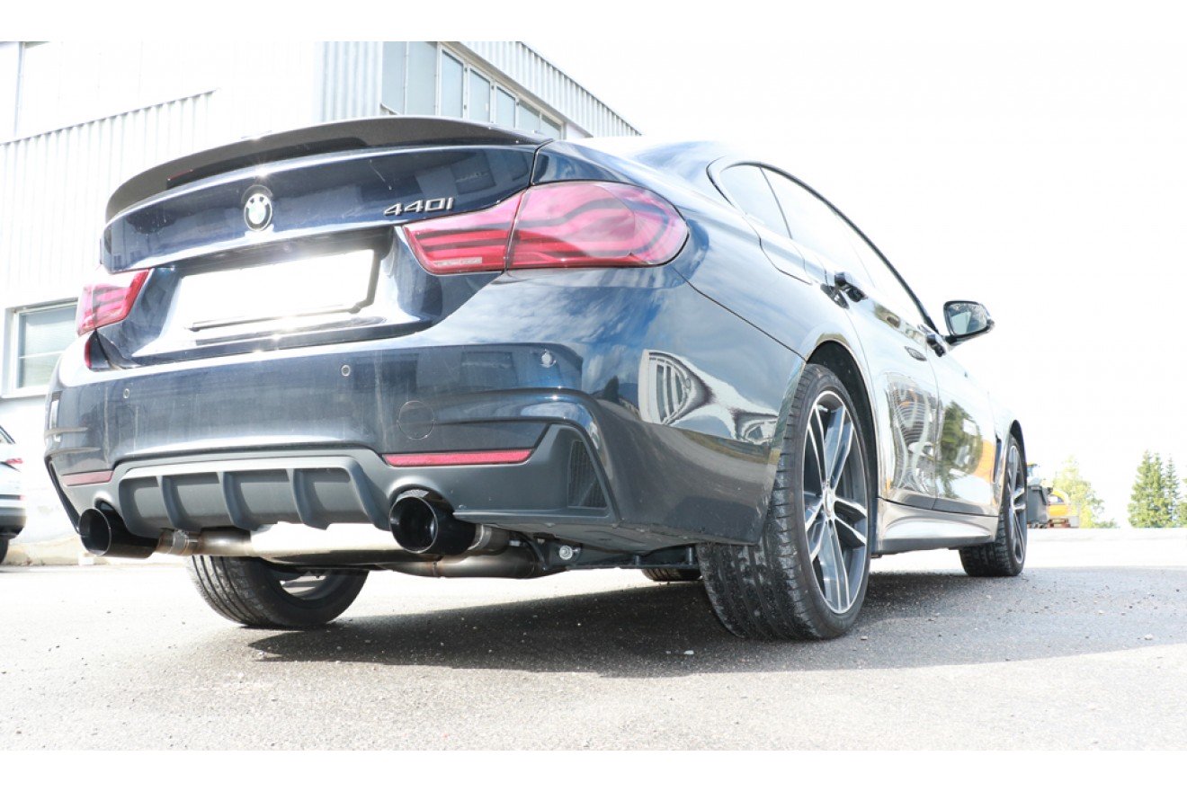 Fox Duplex Auspuff Sportauspuff Endschalldämpfer für BMW F36 440i xDrive 3.0l
