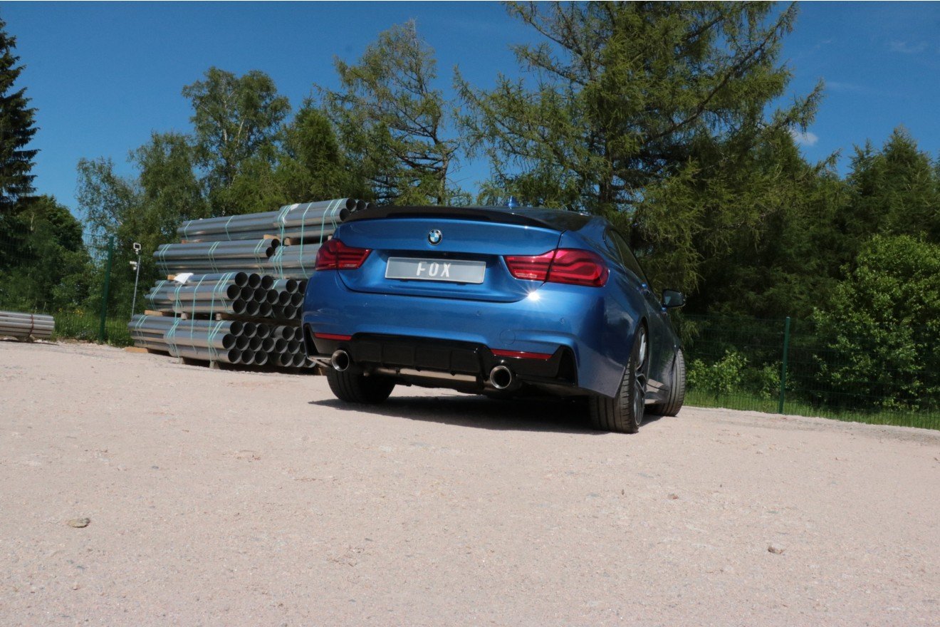 Fox Duplex Auspuff Sportauspuff Endschalldämpfer für BMW F36 440i xDrive 3.0l