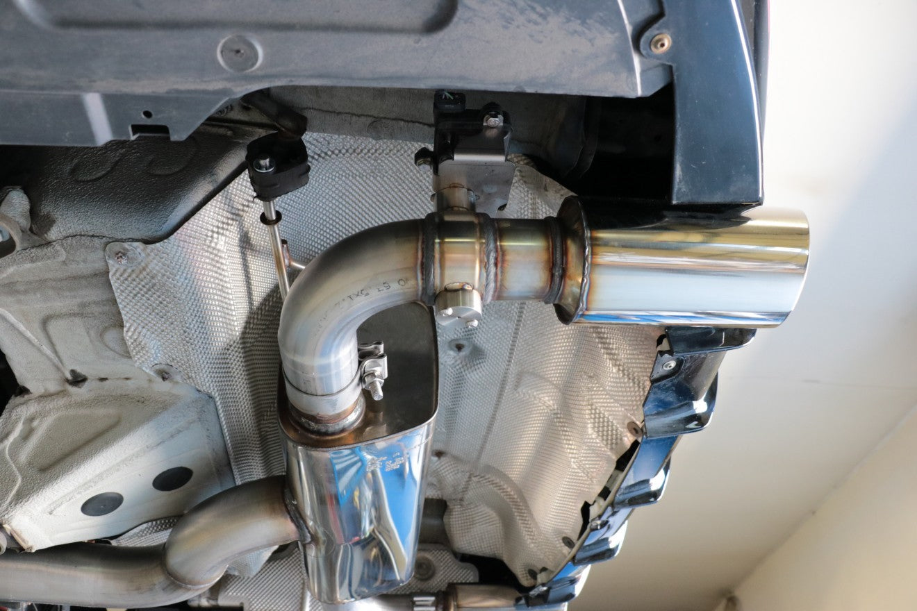 Fox Duplex Auspuff Sportauspuff Endschalldämpfer für BMW F36 440i xDrive 3.0l