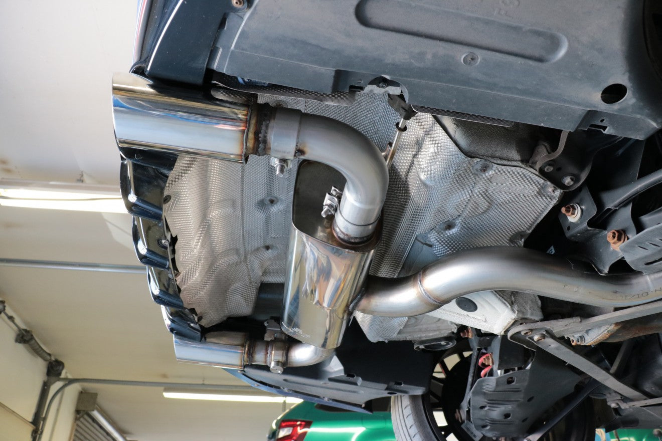 Fox Duplex Auspuff Sportauspuff Endschalldämpfer für BMW F36 440i xDrive 3.0l