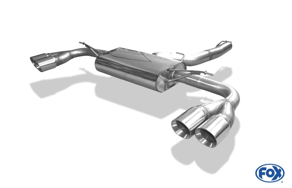 Fox Duplex Auspuff Sportauspuff Endschalldämpfer für BMW X4 F26 - 35i