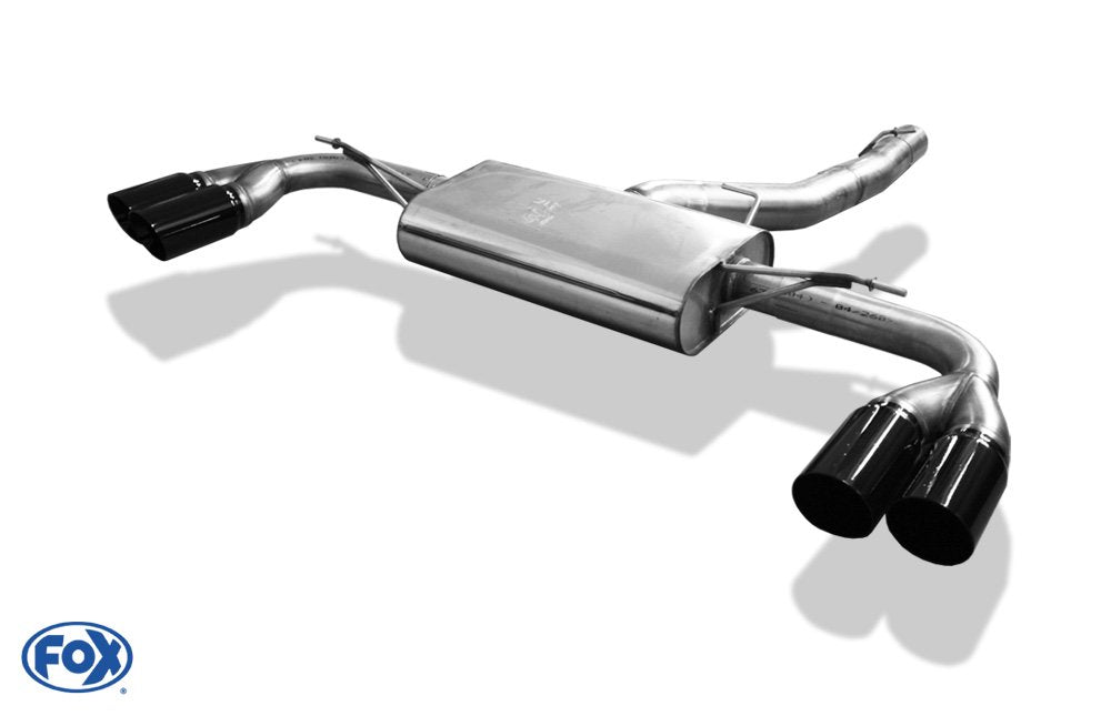 Fox Duplex Auspuff Sportauspuff Endschalldämpfer für BMW X4 F26 - 20d/ 30d