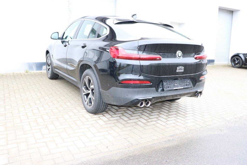 Fox Duplex Auspuff Sportauspuff Endschalldämpfer für BMW X4 G02 2.0l 135kW 2018-