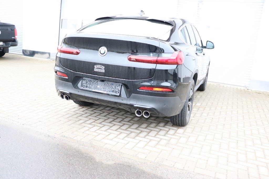 Fox Duplex Auspuff Sportauspuff Endschalldämpfer für BMW X4 G02 2.0l 135kW 2018-