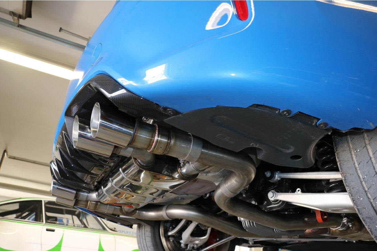 Fox Duplex Auspuff Sportauspuff Endschalldämpfer für BMW F87 M2 Competition +CS