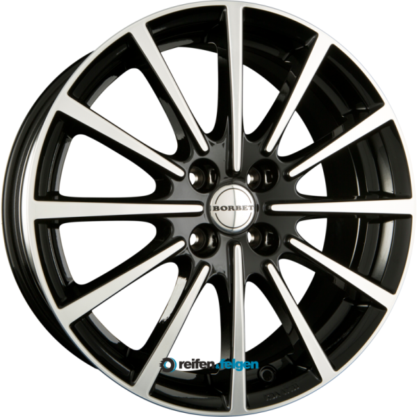 BORBET BL4 7x16 ET27 4x108 NB65.1 Black Polished Glossy