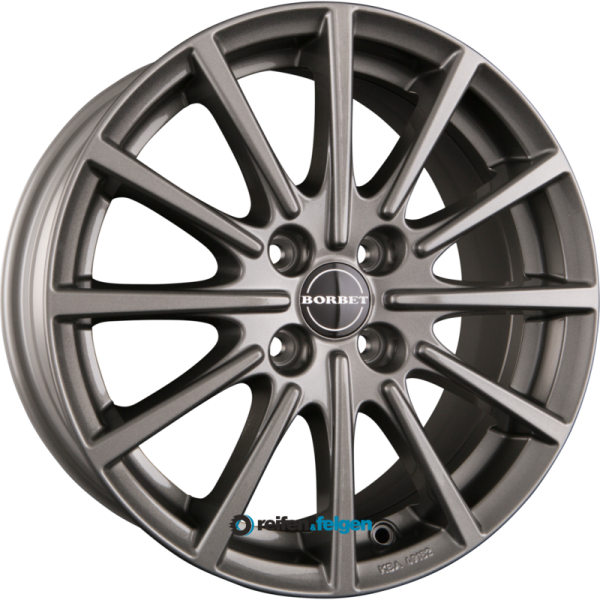 BORBET BL4 7x16 ET27 4x108 NB65.1 Metal Grey