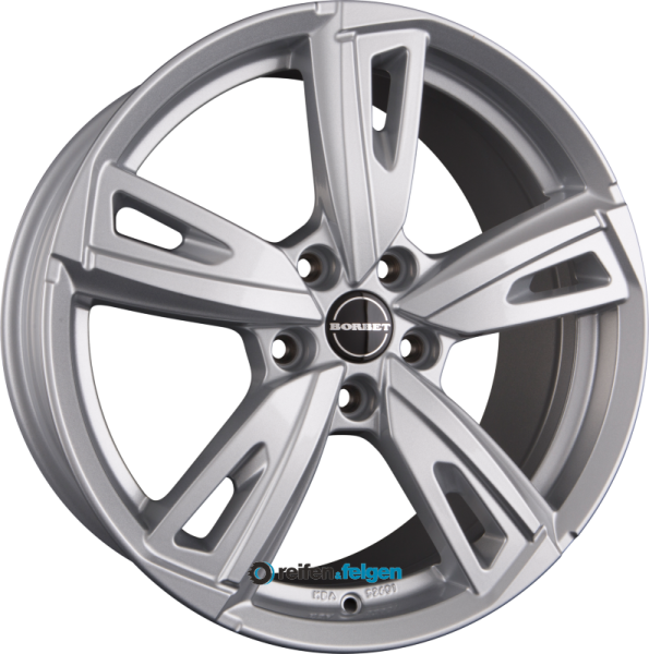 BORBET BU1 7.5x17 ET50 5x108 NB63.4 Silver