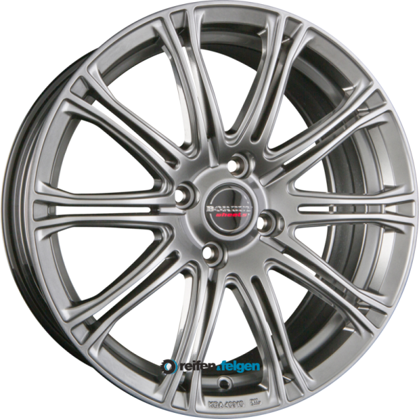 BORBET CW1 7x17 ET38 4x100 NB64.1 Hyper Silver