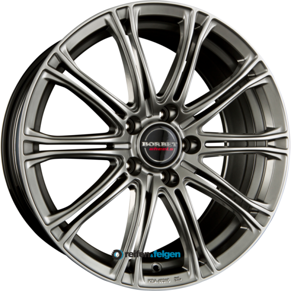 BORBET CW1 8x17 ET45 5x112 NB72.5 Hyper Silver