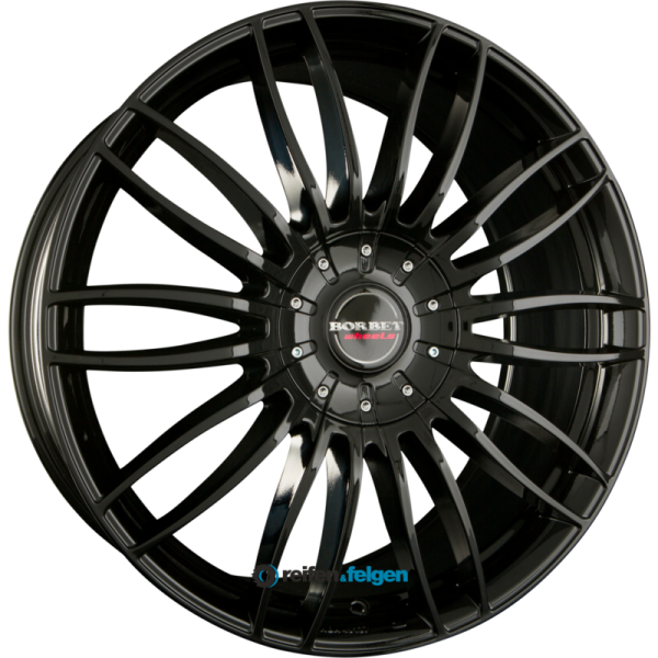 BORBET CW3 8.5x19 ET45 6x114.3 NB66.1 Black Glossy