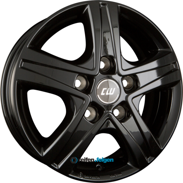BORBET CWD 6.5x16 ET45 5x114.3 NB66.1 Black Glossy