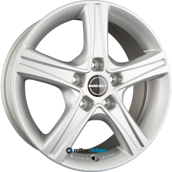 BORBET CWD 7x17 ET55 5x120 NB65.1 Crystal Silver
