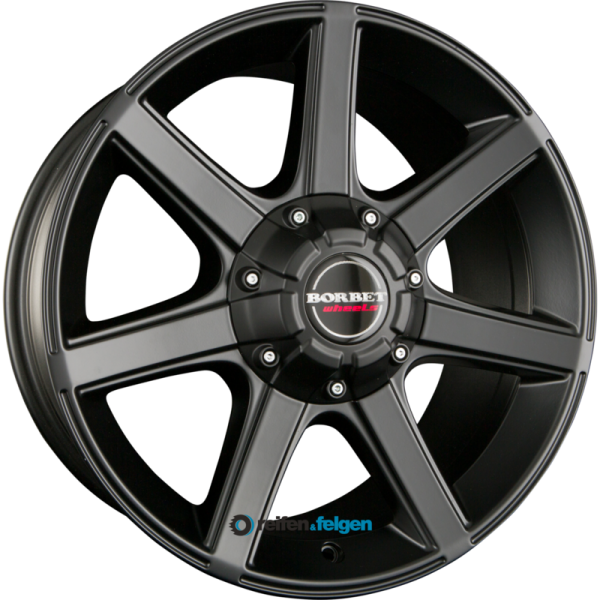 BORBET CWE 7x16 ET15 6x139.7 NB100.1 Black Matt