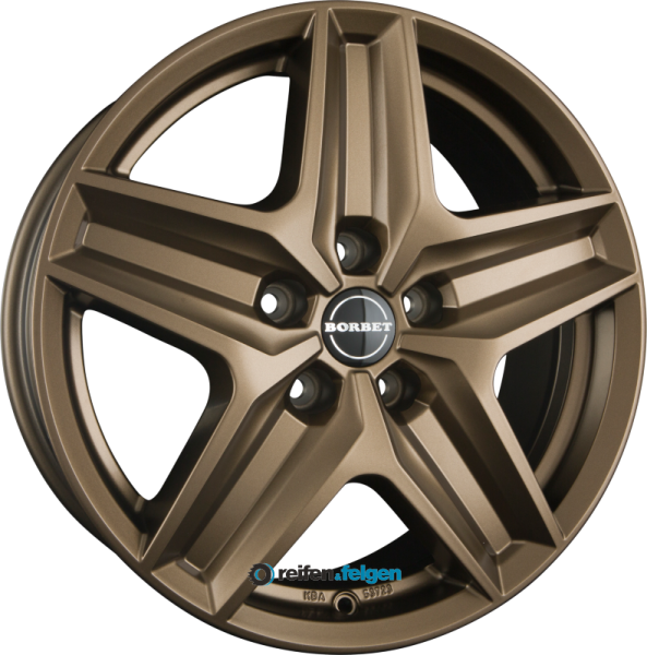 BORBET CWZ 7.5x18 ET53 5x118 NB71.1 Bronce Matt