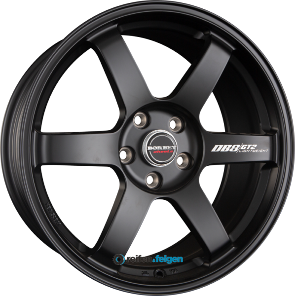 BORBET DB8GT2 8.5x19 ET45 5x114.3 NB72.5 Black Matt