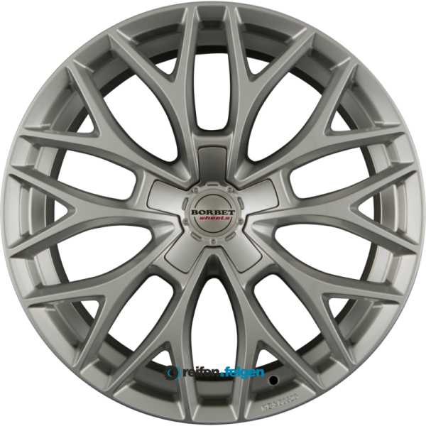 BORBET DY 8x18 ET45 5x114.3 NB72.5 Brilliant Silver