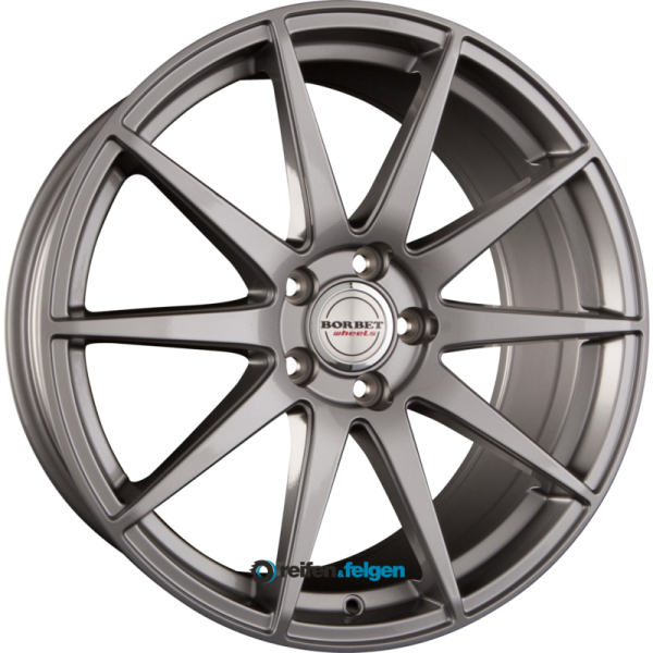 BORBET GTX 9.5x19 ET21 5x112 NB66.6 Titan Glossy