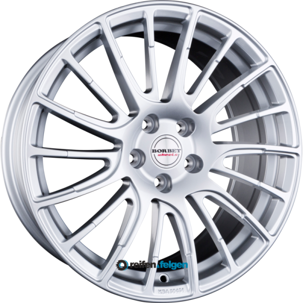 BORBET LS2 8x18 ET50 5x114.3 NB72.5 Brilliant Silver