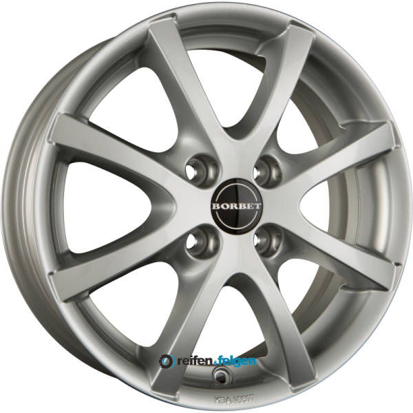 BORBET LV4 7x16 ET32 4x108 NB65.1 Crystal Silver
