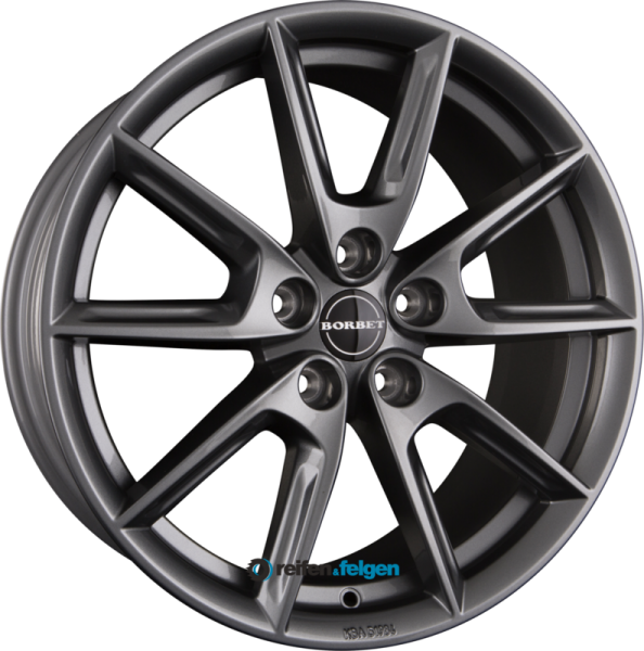 BORBET LX18 8x18 ET44 5x112 NB57.1 Grey Glossy