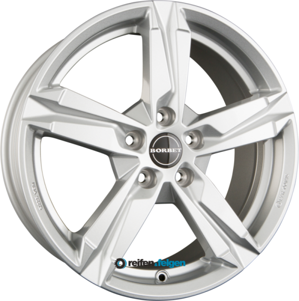BORBET T10 7x17 ET50 5x108 NB63.4 Kristallsilber