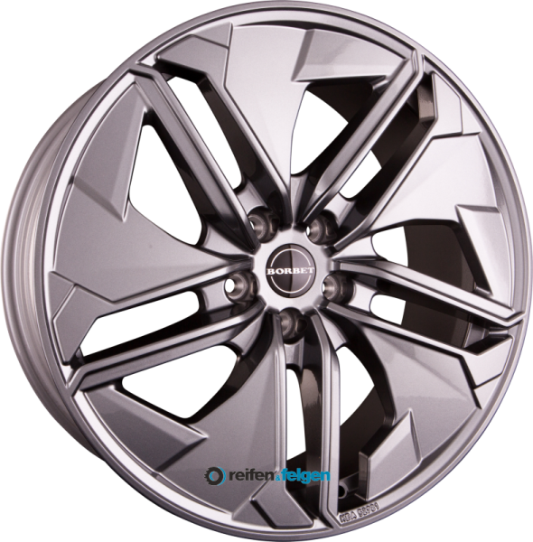 BORBET TX 9x20 ET45 5x112 NB66.6 Metal Grey Glossy