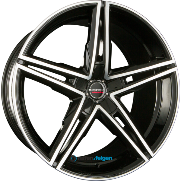 BORBET XRS 8.5x19 ET30 5x120 NB72.5 Black Polished Glossy