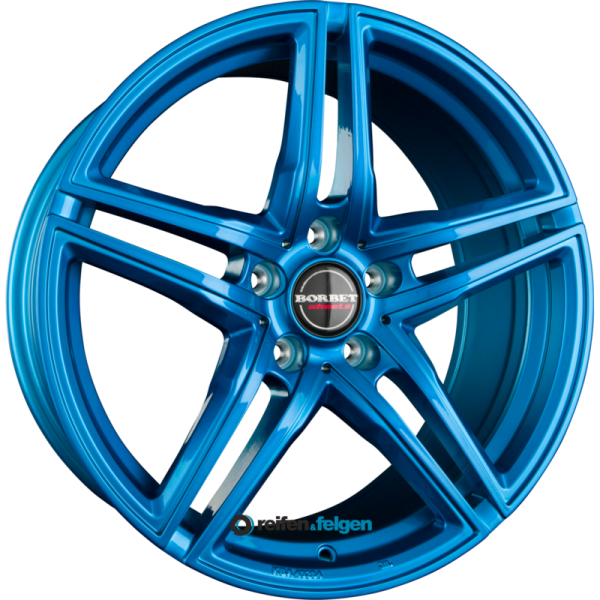 BORBET XRT 8.5x19 ET40 5x112 NB72.5 Candy Blue
