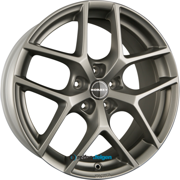 BORBET Y 7.5x17 ET47 5x114.3 NB72.5 Titan Matt