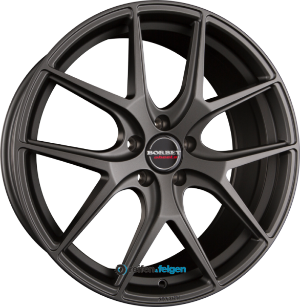 BORBET Y 8.5x20 ET50 5x114.3 NB72.5 Titan Matt