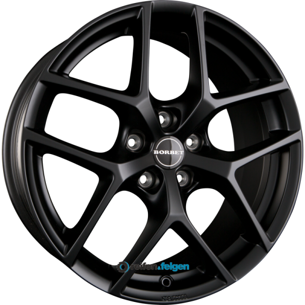 BORBET Y 8x18 ET44 5x112 NB57.1 Black Matt
