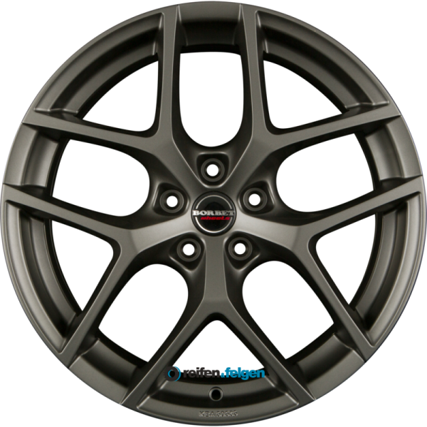 BORBET Y 8x19 ET44 5x112 NB57.1 Titan Matt