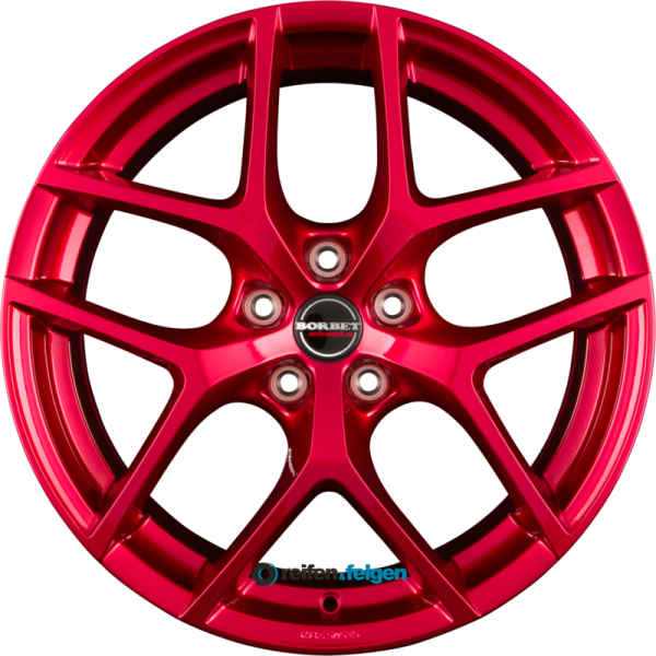 BORBET Y 8x19 ET50 5x112 NB72.5 Candy Red 19 Zoll