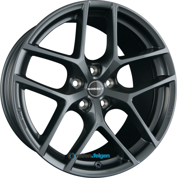 BORBET Y 9.5x20 ET45 5x114.3 NB64.1 Electric Grey