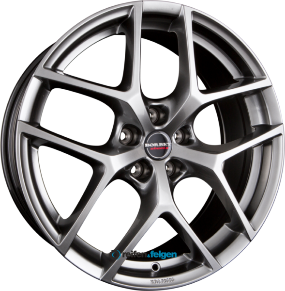BORBET Y 9x19 ET24 5x112 NB66.6 Hyper Silver 19 Zoll
