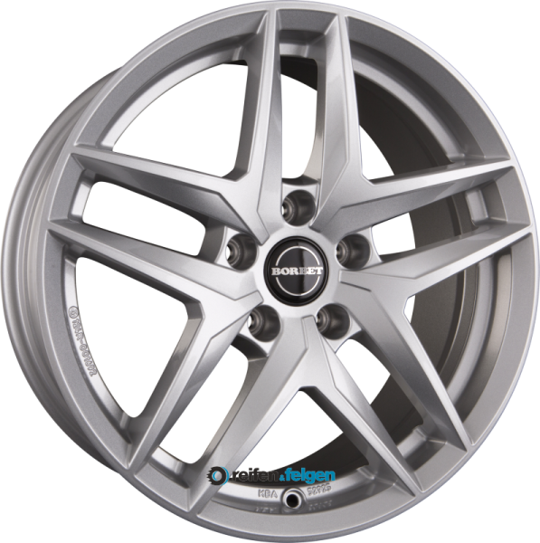 BORBET Z 7x17 ET44.5 5x112 NB66.6 Crystal Silver