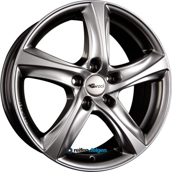 BROCK / RC B25 6.5x15 ET25 4x108 NB65.1 Chromsilber (CSS)