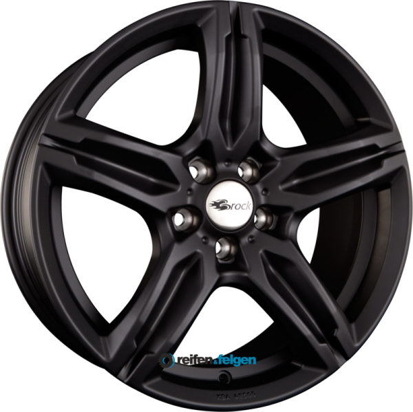 BROCK / RC B29 7.5x17 ET35 5x114.3 NB72.6 Schwarz Klar Matt (SKM)