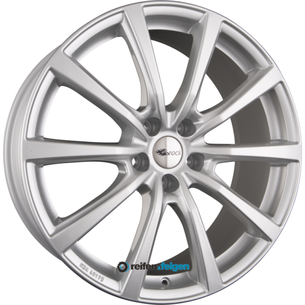 BROCK / RC B32 10.5x20 ET18 5x112 NB66.6 Kristallsilber (KS)