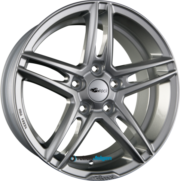 BROCK / RC B33 8.5x18 ET45 5x108 NB72.6 Kristallsilber (KS)