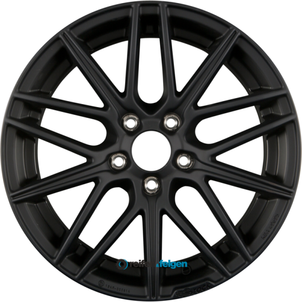 BROCK / RC B34 8.5x19 ET45 5x114.3 NB72.6 Schwarz Klar Matt (SKM)