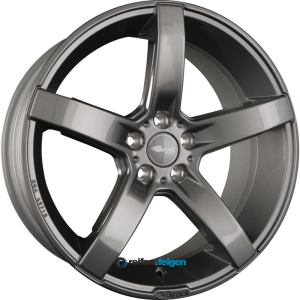 BROCK / RC B35 7.5x17 ET35 5x114.3 NB72.6 Titan Metallic (TM)