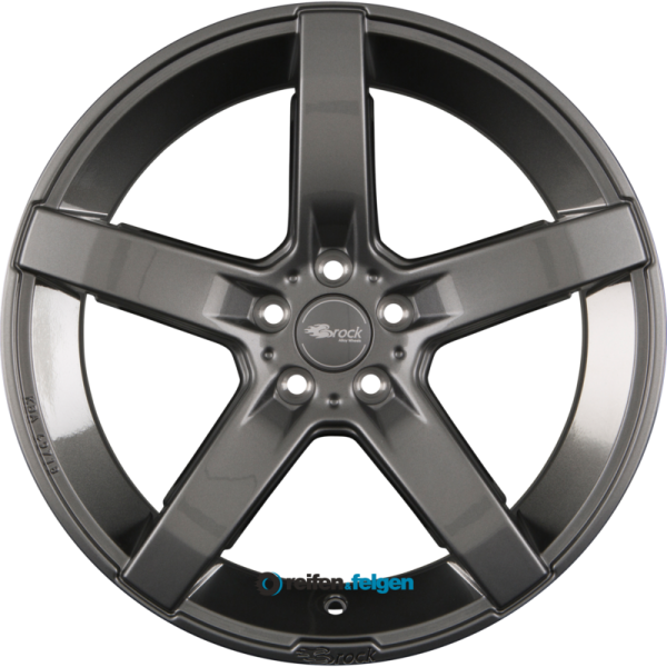 BROCK / RC B35 7.5x17 ET35 5x120 NB72.6 Titan Metallic (TM)