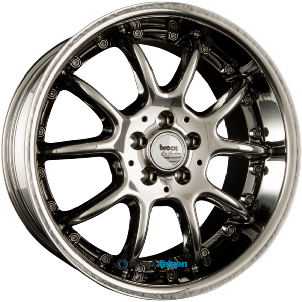 BROCK / RC B6 10x17 ET30 4x108 NB72.6 Surface Like Chrome (SLC)