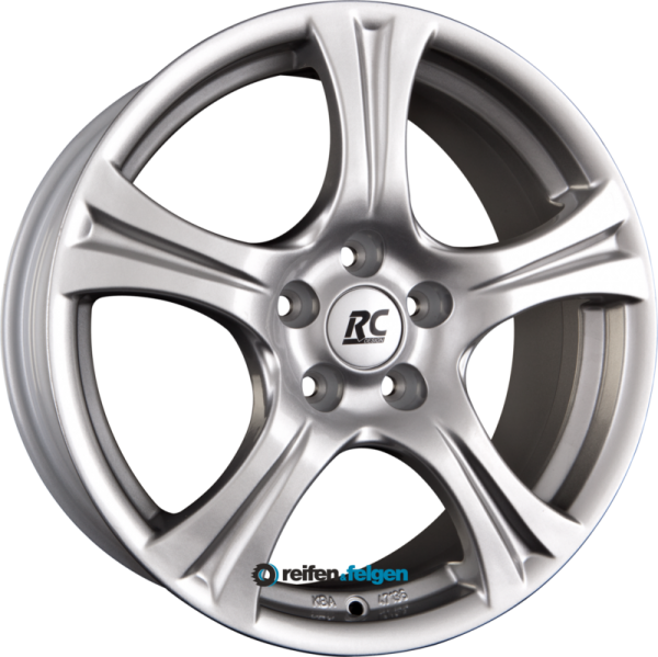 BROCK / RC RC14 Texar 8.5x19 ET40 5x108 NB72.6 Chromsilber (CSS)
